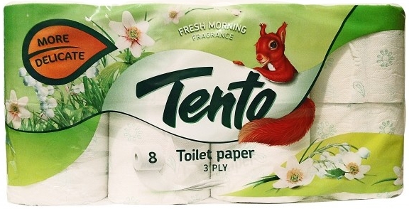 TENTO Toaletní papír 3 vrstvý 8 ks