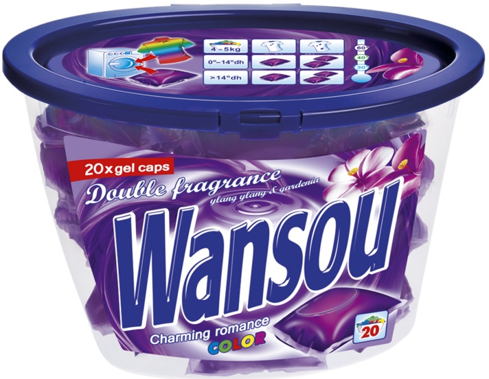 WANSOU gelové kapsle na praní 20 ks