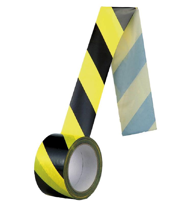 Páska samolepící protisměrná 60 mm, žluto-černá