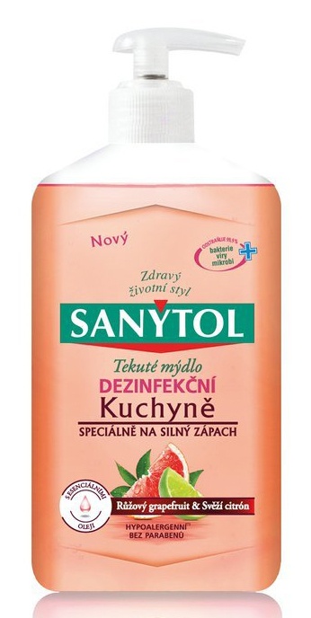 SANYTOL dezinfekční mýdlo na ruce Kuchyně 250 ml