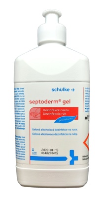 SEPTODERM gel 500 ml PUSH Dezinfekce na ruce