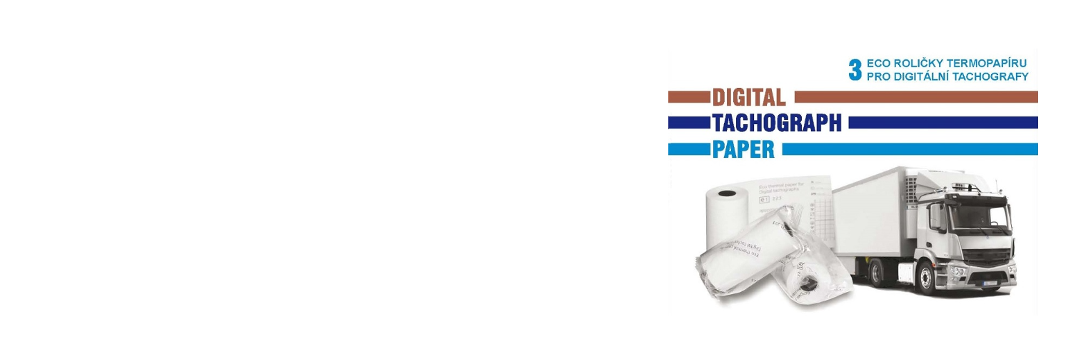 Roličky do digitálních tachografu DTP 3x8m - univerzální